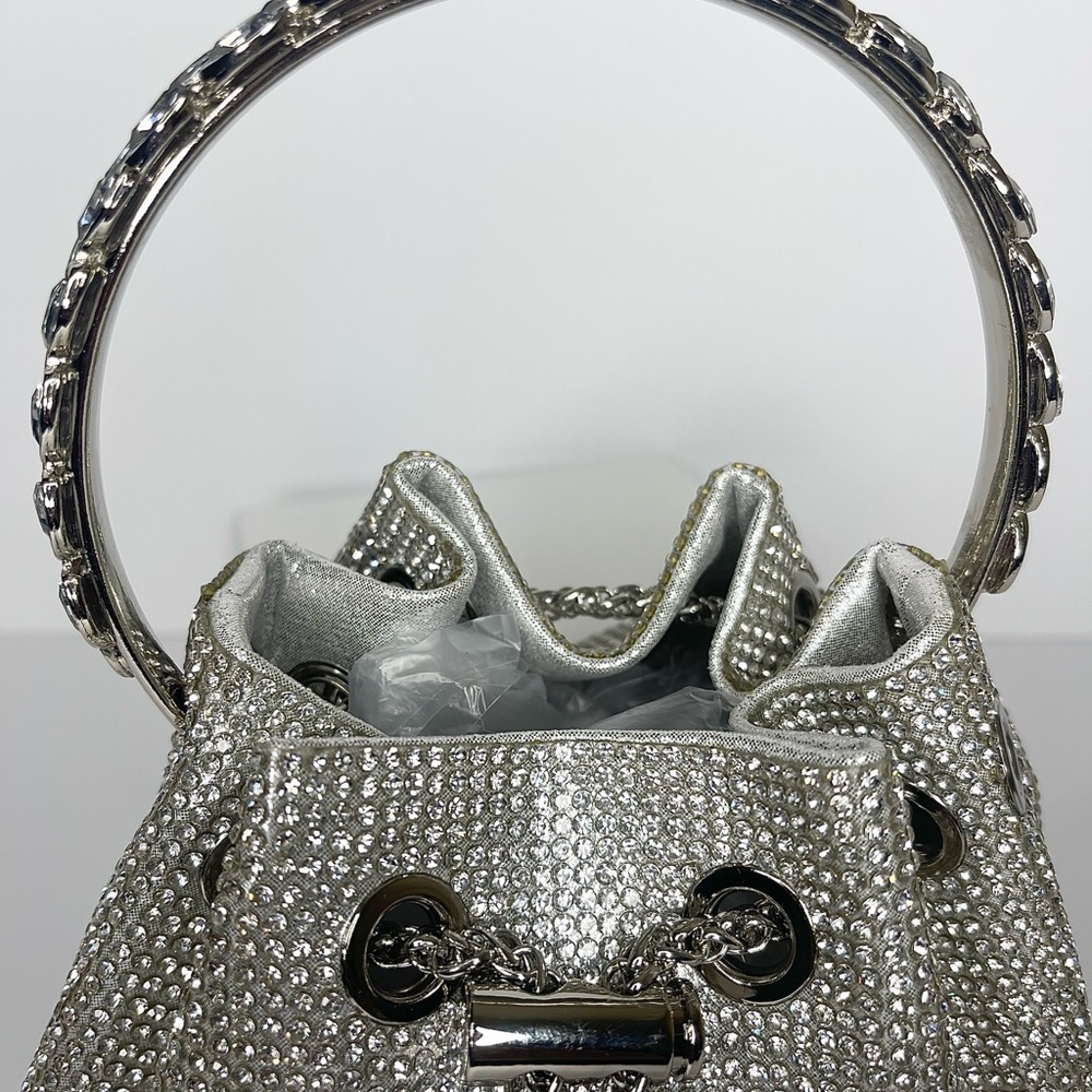 Elegant Drawstring Evening Bag - Picture 3 of 5